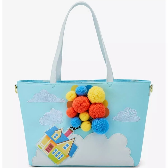 Loungefly Handbags - Loungefly Disney Pixar Up Floating House Pom Pom Tote NWT